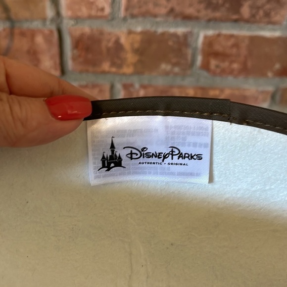 NWT Disney Park Mickey Minnie Gold Ears Sequined Bow Feather - Picture 7 of 9